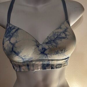 PINK Victoria's Secret Blue Marble Bralette